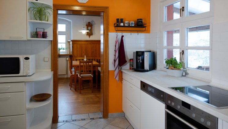 Küche Ferienwohnung Maria Pottenstein Fränkische Schweiz